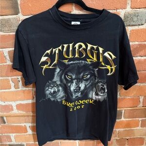 Black Sturgis Bike Week 2007 T-Shirt